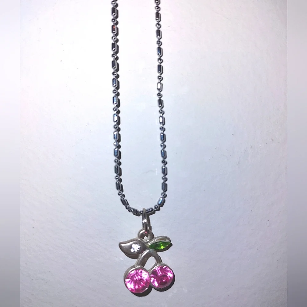 Girls' Necklace Cherries Pendant